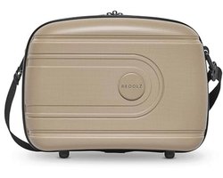 Beautycase Beige - Compacte en Ruime Opbergtas voor Cosmetica