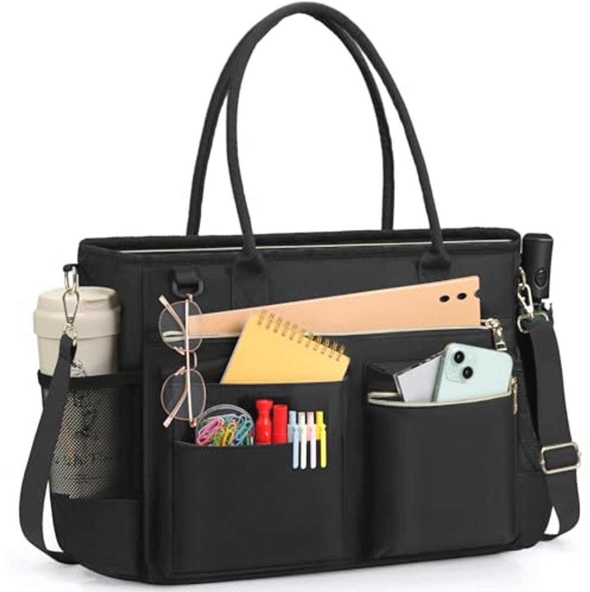 Laptoptas voor Vrouwen 15.6 Inch – Professionele Schoudertas voor Werk en School