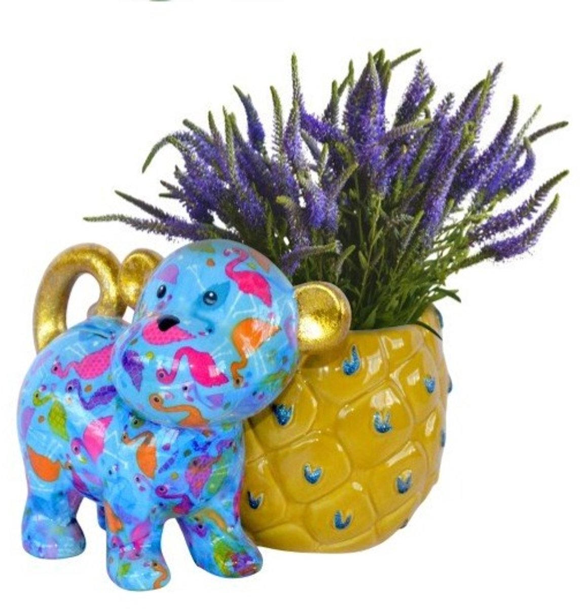 Pomme Pidou - Bloempot - Aap Bubbles - Medium - 004 - (L22,2xD19,5xH16,5 CM - keramiek)
