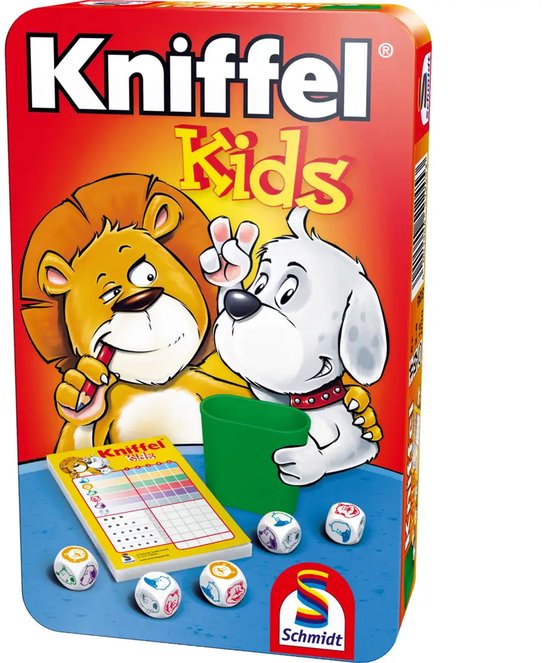 Schmidt Kniffel Kids reisspel voor onderweg