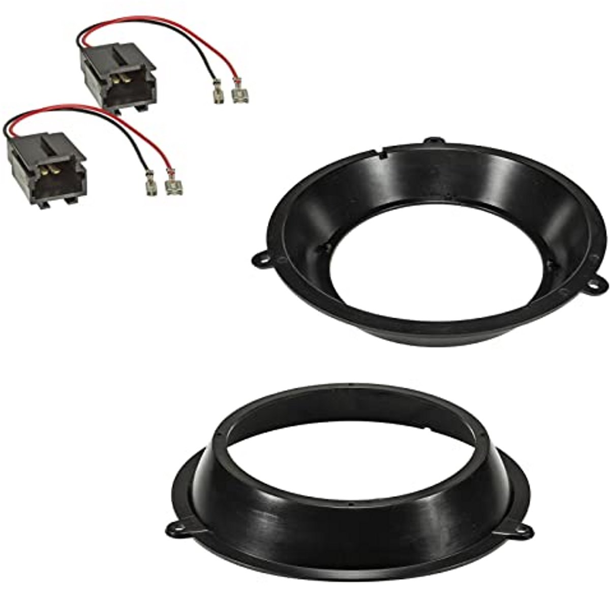 Luidsprekerinstallatiekit voor Fiat Panda - 16,5 cm voorluidsprekers en kabeladapters