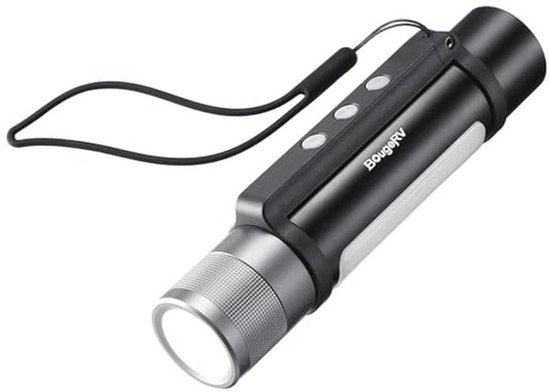 DONGKER Tactische Zaklamp Holster, Zaklamp Pouch Handheld LED Torch Duty Riem Houder met Loop & Haak voor Camping Wandelen Klimmen