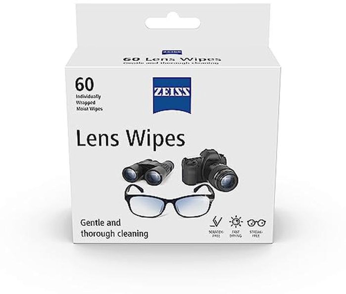 Lensdoekjes voor optisch onderhoud - 60 stuks