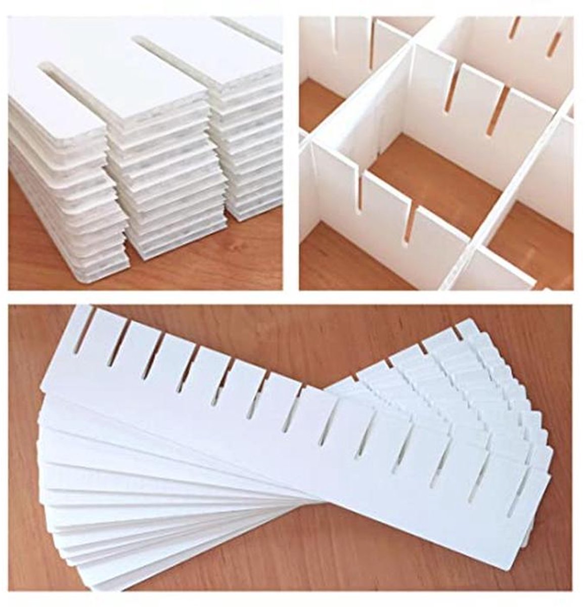 Verstelbare Ladeverdeler - 12 Stuks - Desk Organizer voor Kleine Items