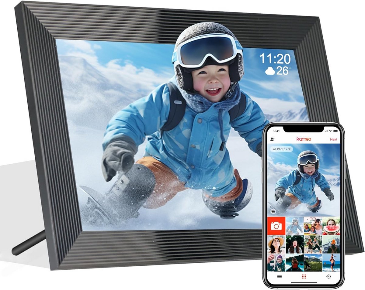 Digitale Wifi Fotolijst 10.1 Inch HD Touchscreen met 32GB Geheugen