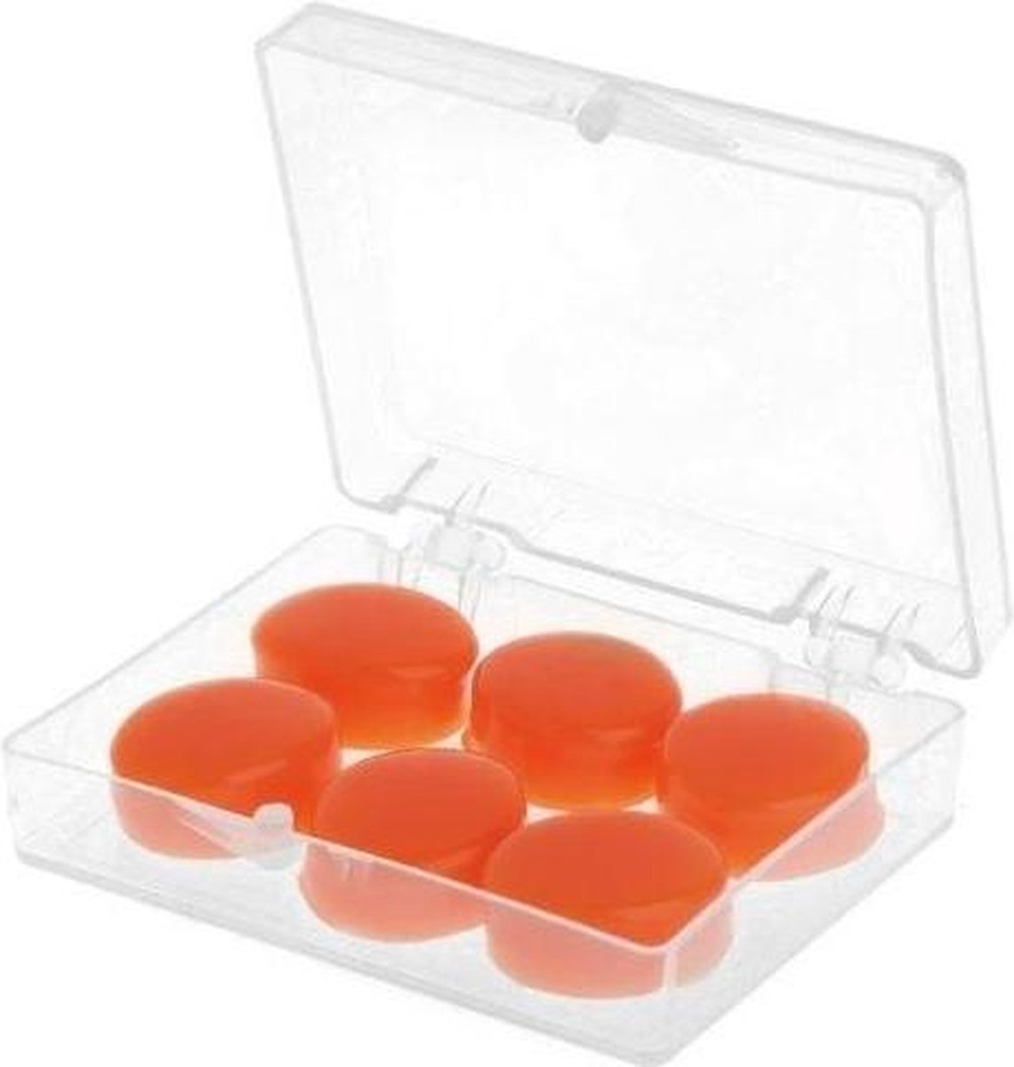 Ulanax - 3 Paar | Anti-Geluid Oordopjes - Waterdicht - Voor Slapen, Zwemmen, Studeren, Reizen - Oorbescherming voor Lichte Slapers - Tegen Snurken - Gehoorbescherming - Oranje - Unieke Afbreektekens