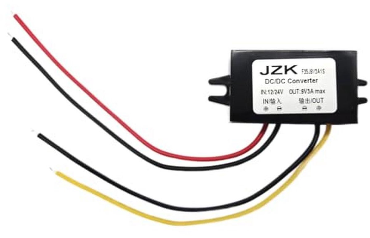 Omvormer 12V naar 9V 3A DC/DC - Voedingsmodule voor Auto Audio en LED Display