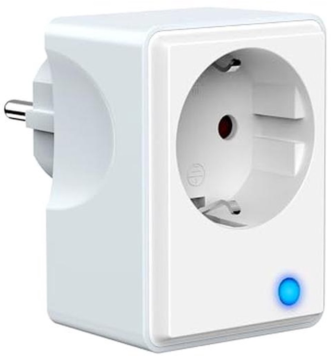 Slimme WLAN Stekker met Vermogensmeter en Afstandsbediening – Efficiënt Energiebeheer voor Thuis