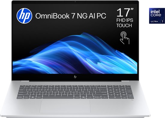 HP OmniBook 7 AI 14-fr0752nd - Laptop - 14 inch - OLED - 1.41 KG - Intel® Core™ Ultra 5 Processor 225U - 16 GB RAM - 1000 GB SSD - Windows 11 Home - HP - Hoofdafbeelding