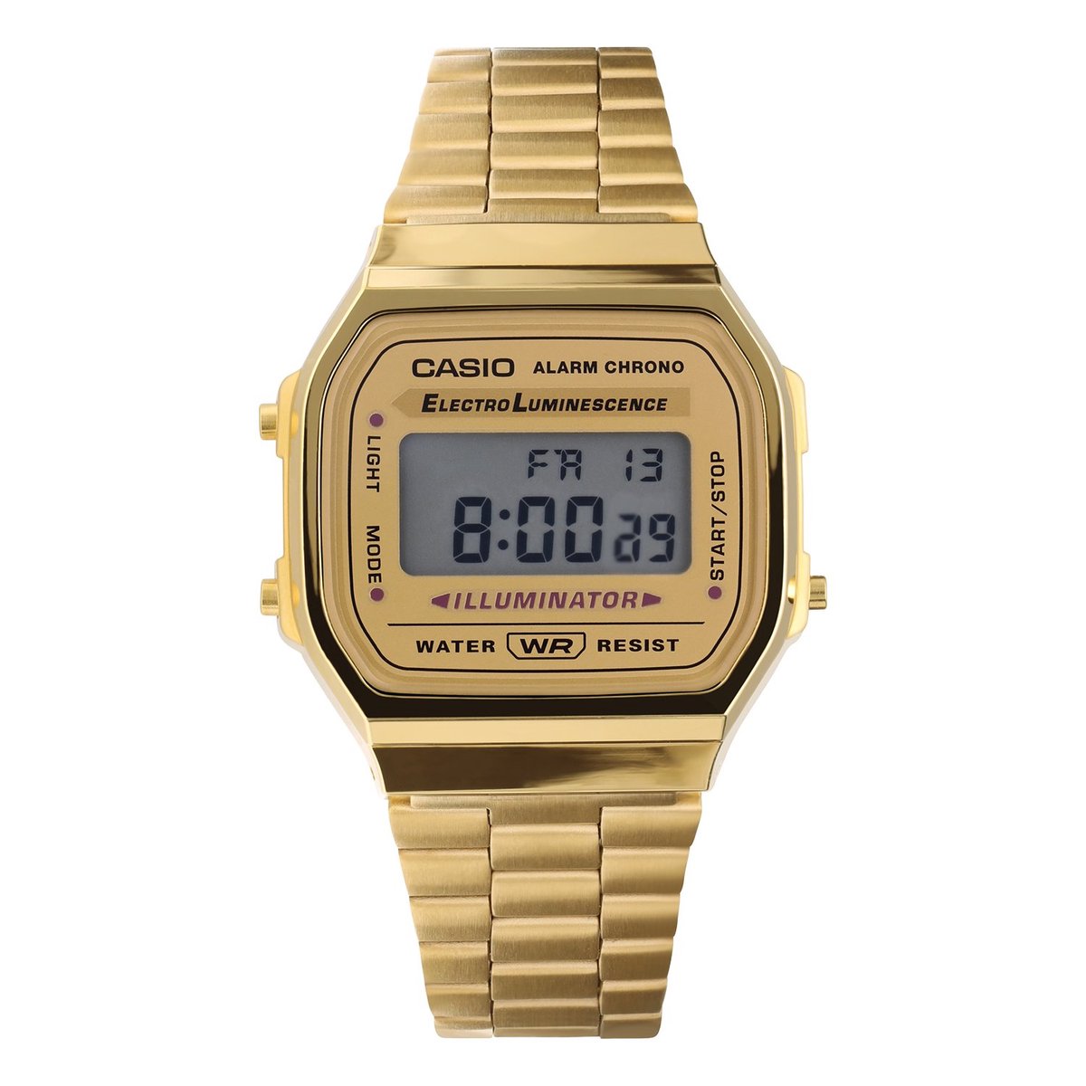 Casio Vintage Iconic A168WG-9EF Horloge 36,3 mm - Goudkleurig