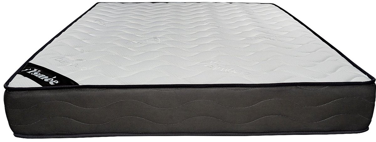 Vente-unique Matras 140 x 190 cm met pocketveren met 7 zones en vormgeheugen, dikte 24 cm - MERISI van YSMÉE L 190 cm x H 24 cm x D 140 cm Wit