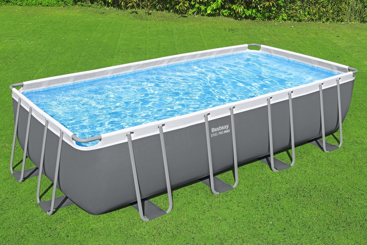 Bestway Power Steel kit piscine avec pompe de filtration - 549 x 274 x 122 cm