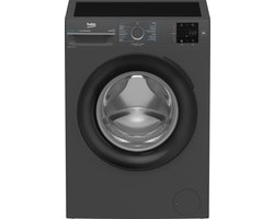 Beko BM3WFT3841A - EnergySpin - 8 Kg - Wasmachine - Zwart