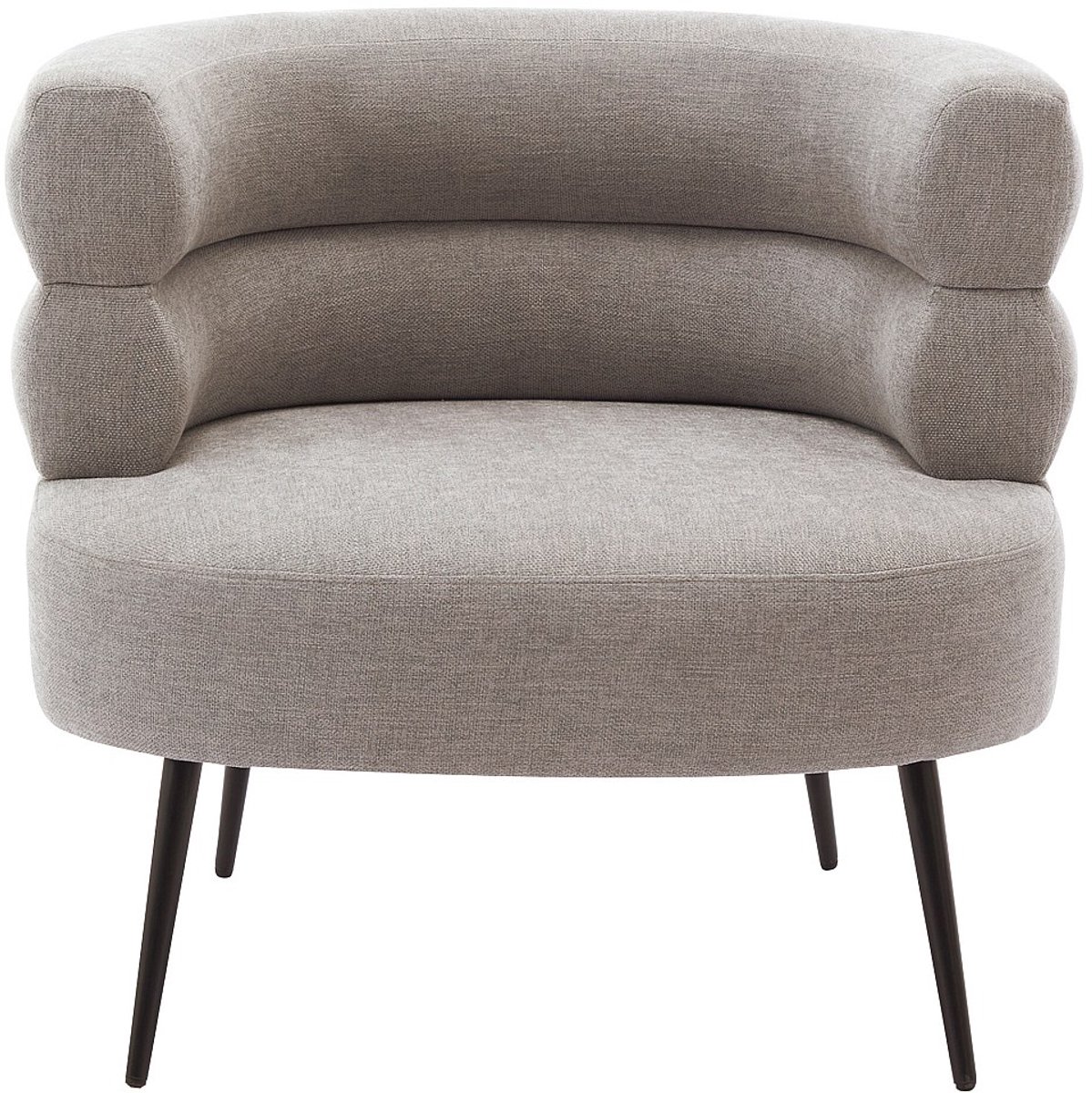 Vente-unique Fauteuil van grijze stof CAMEDO