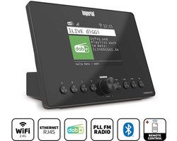 Imperial DABMAN i430BK - Tuner - Internetradio - DAB+ / FM - WiFi & LAN - Bluetooth