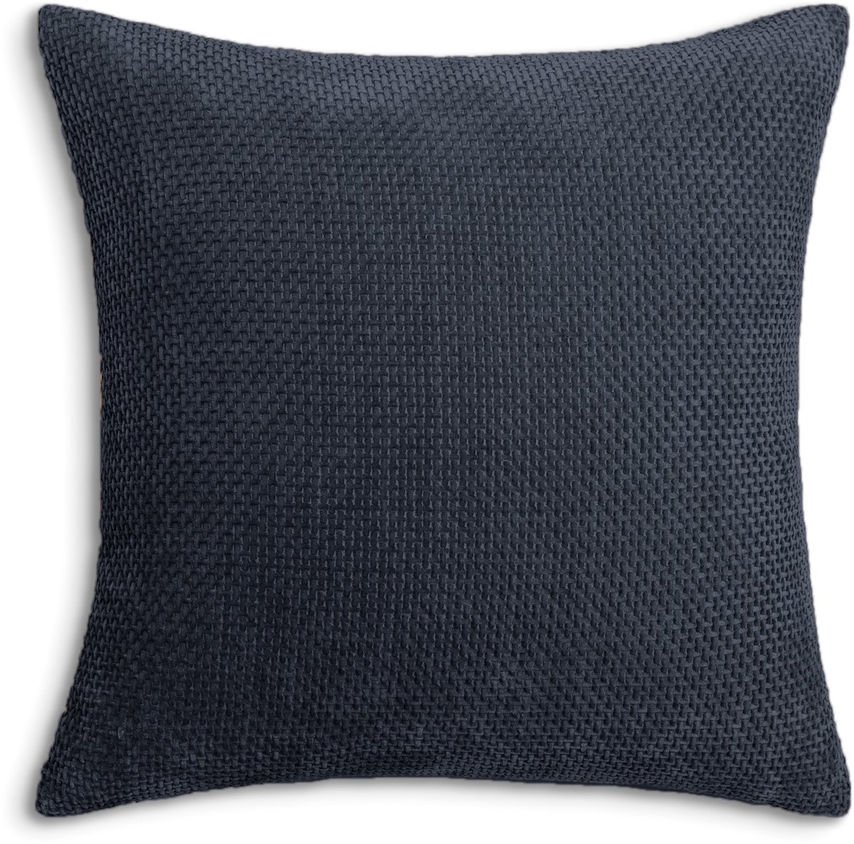 Heckettlane Sierkussen Velours Panama - Maritime Blue - Sierkussens 48x48 cm - 100% Polyester Velours - Inclusief Binnenkussen