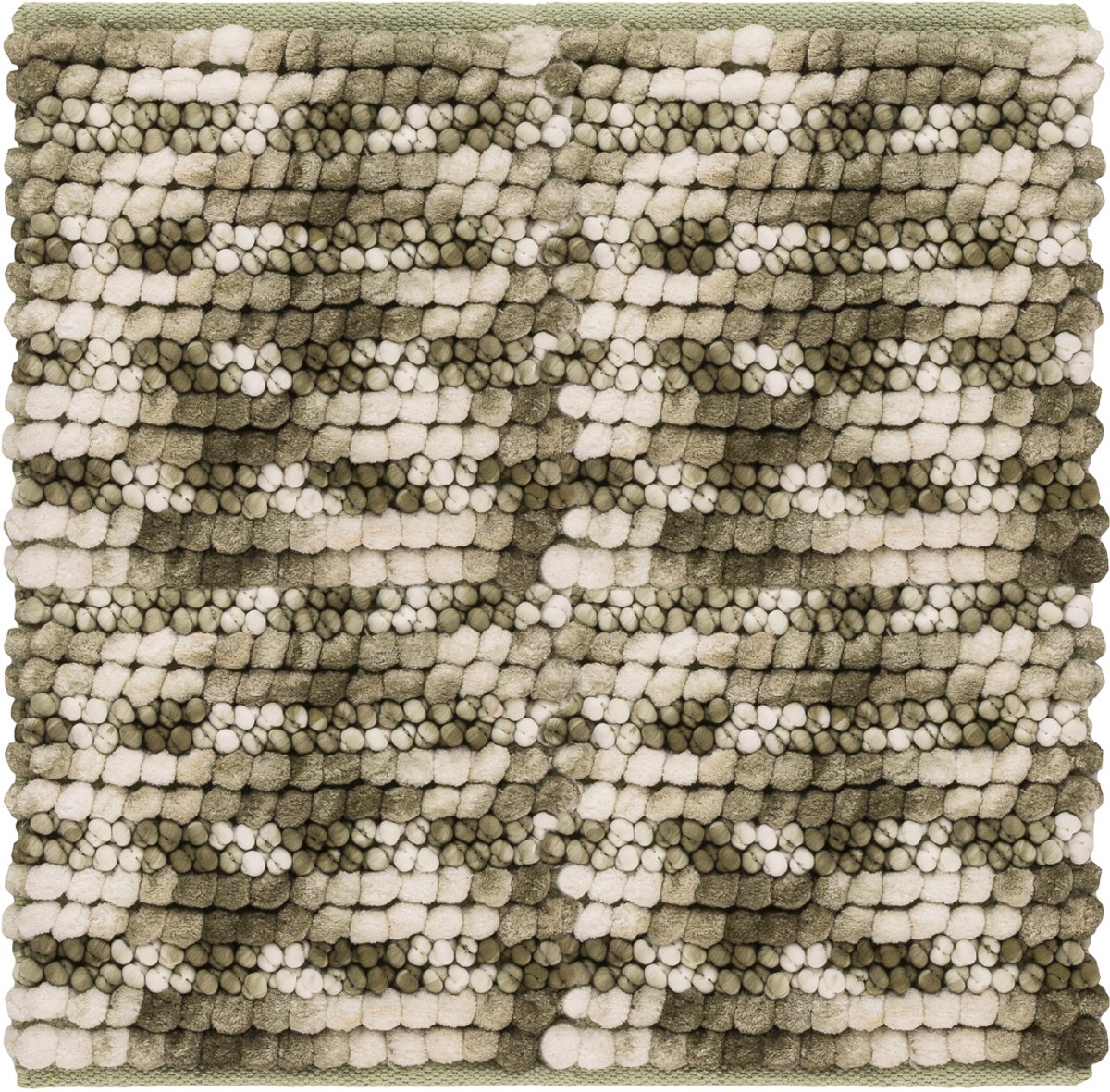 Heckettlane Badmat Brenda - Badkamermat - Antislip tapijt - 60x60 cm - Groen