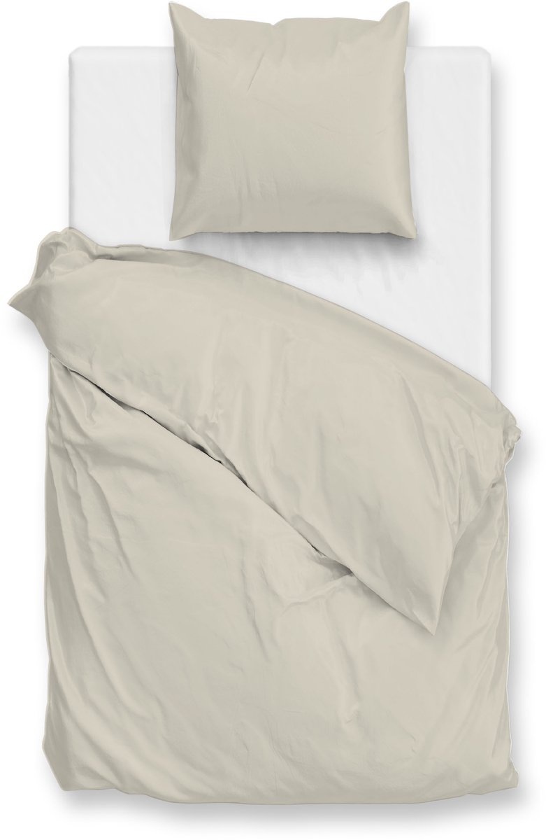 Zohome Dekbedovertrek zohome percalle Cool Beige