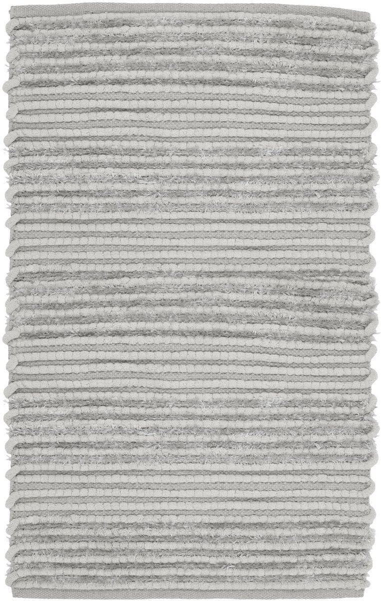 Heckettlane Badmat Solange - Badkamermat - Antislip tapijt - 70x120 cm - Grijs
