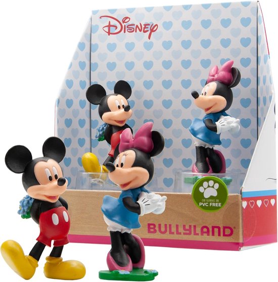 Mickey Mouse et Minnie Mouse amoureux / Valentine (env.6 cm)