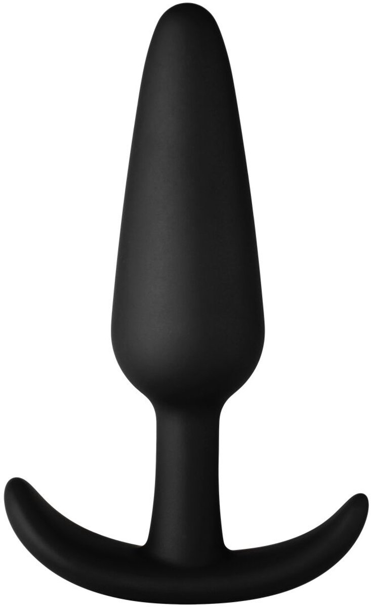 Forto F-31 plug Large Anaalplug - Zwart - 12.4 cm