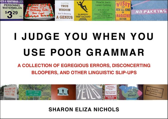 I Judge You When You Use Poor Grammar - cover