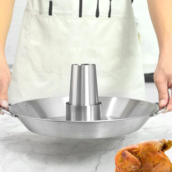 Oven kiphouder met lekbak - Voor de lekkerste kip