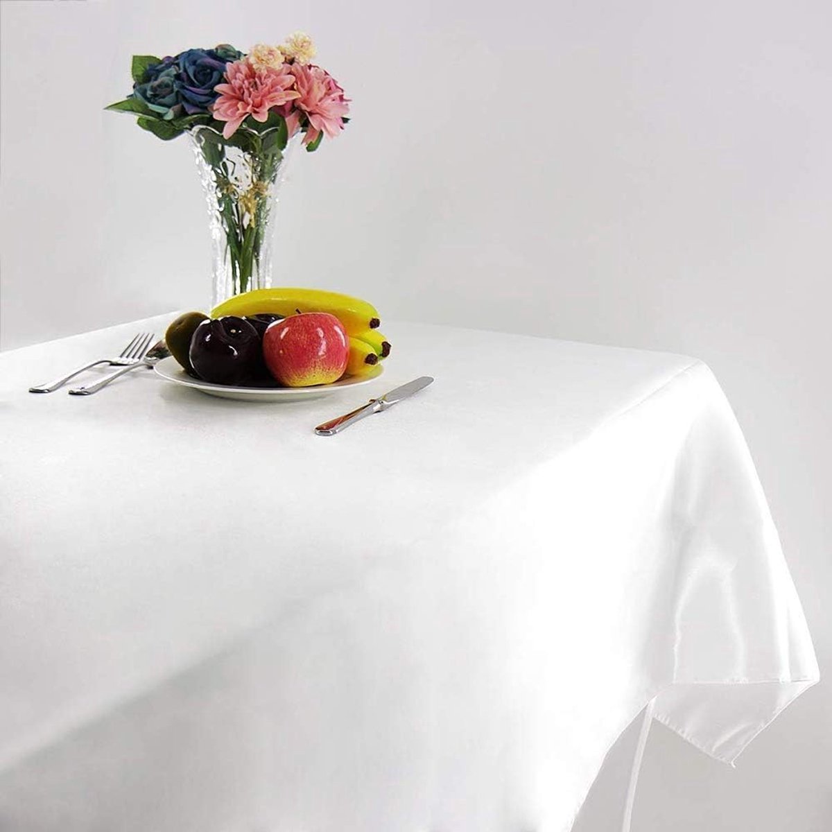 Stunq® Grote Witte Tafelkleed voor Banket en Formele Gelegenheden - 228 x 335 cm