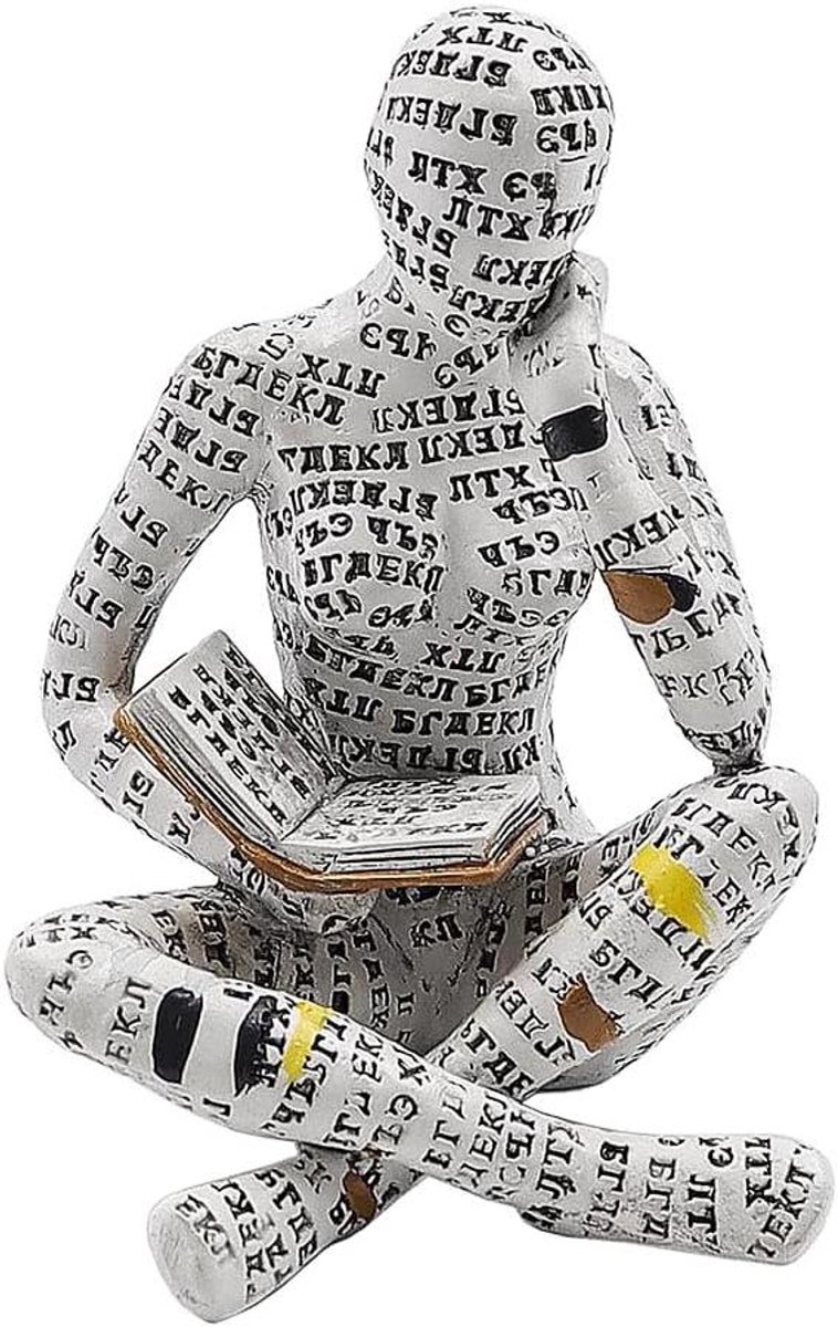 Cosensi - Boekenplank Decoratie Lezen Sculptuur voor Woonkamer en Kantoor Decoraties in Home Store - Stijlvolle Toevoeging aan Interieur met Boeken.