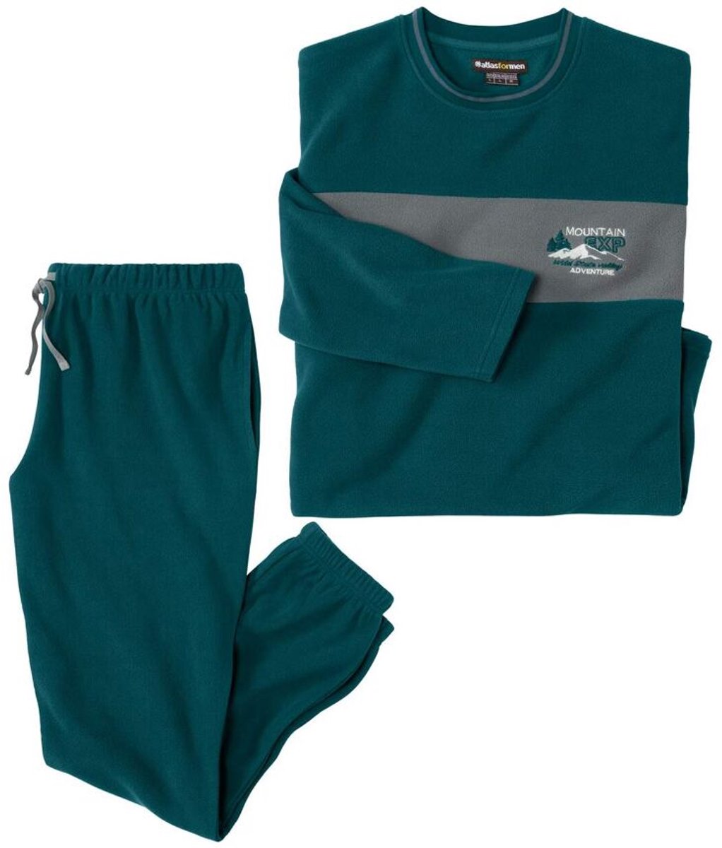 ATLAS FOR MEN - Microfleece pyjama Mountain - Heren - Verkrijgbaar in grote maten - 5XL