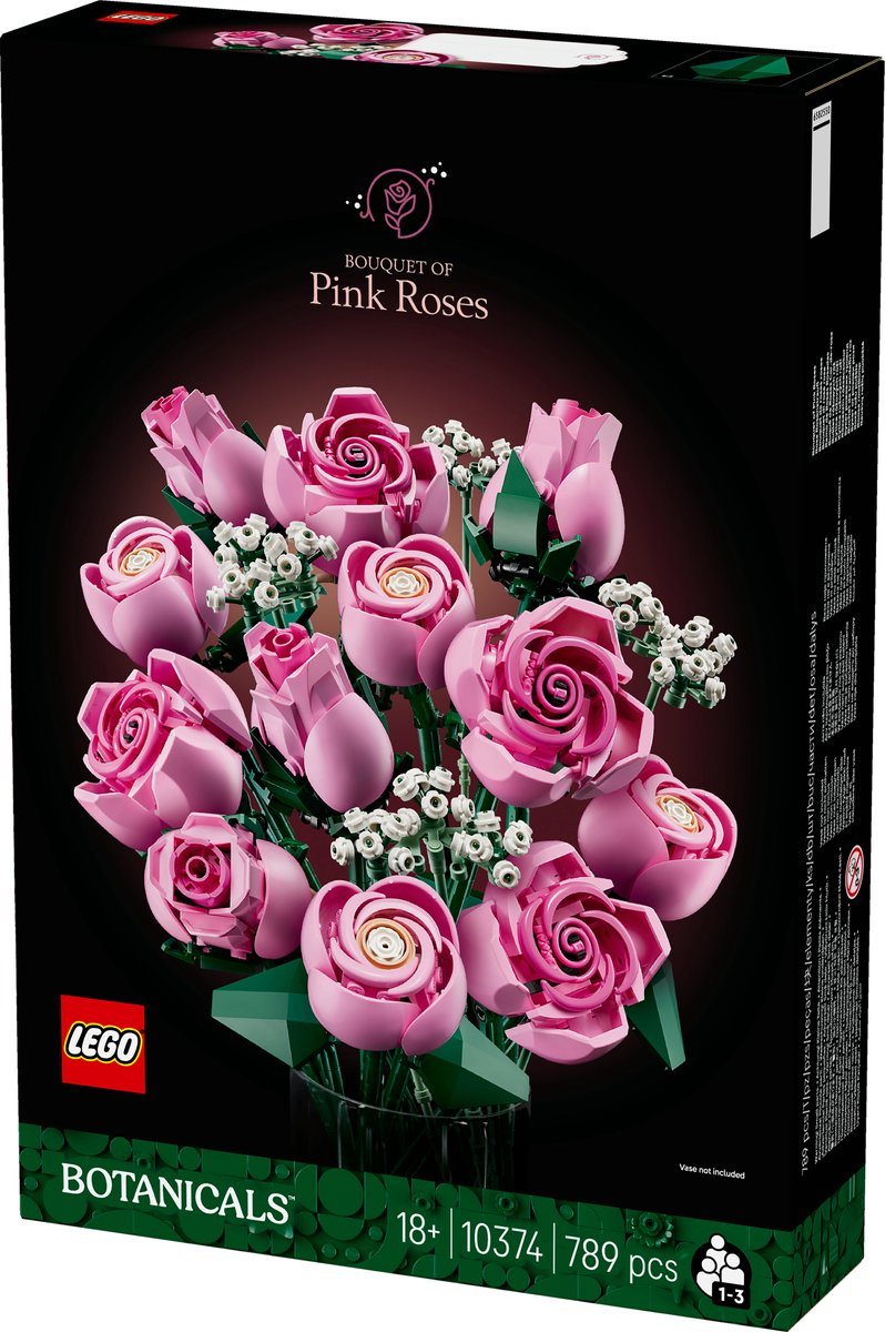 LEGO Botanicals Roze Rozenboeket - 10374 – foto 2