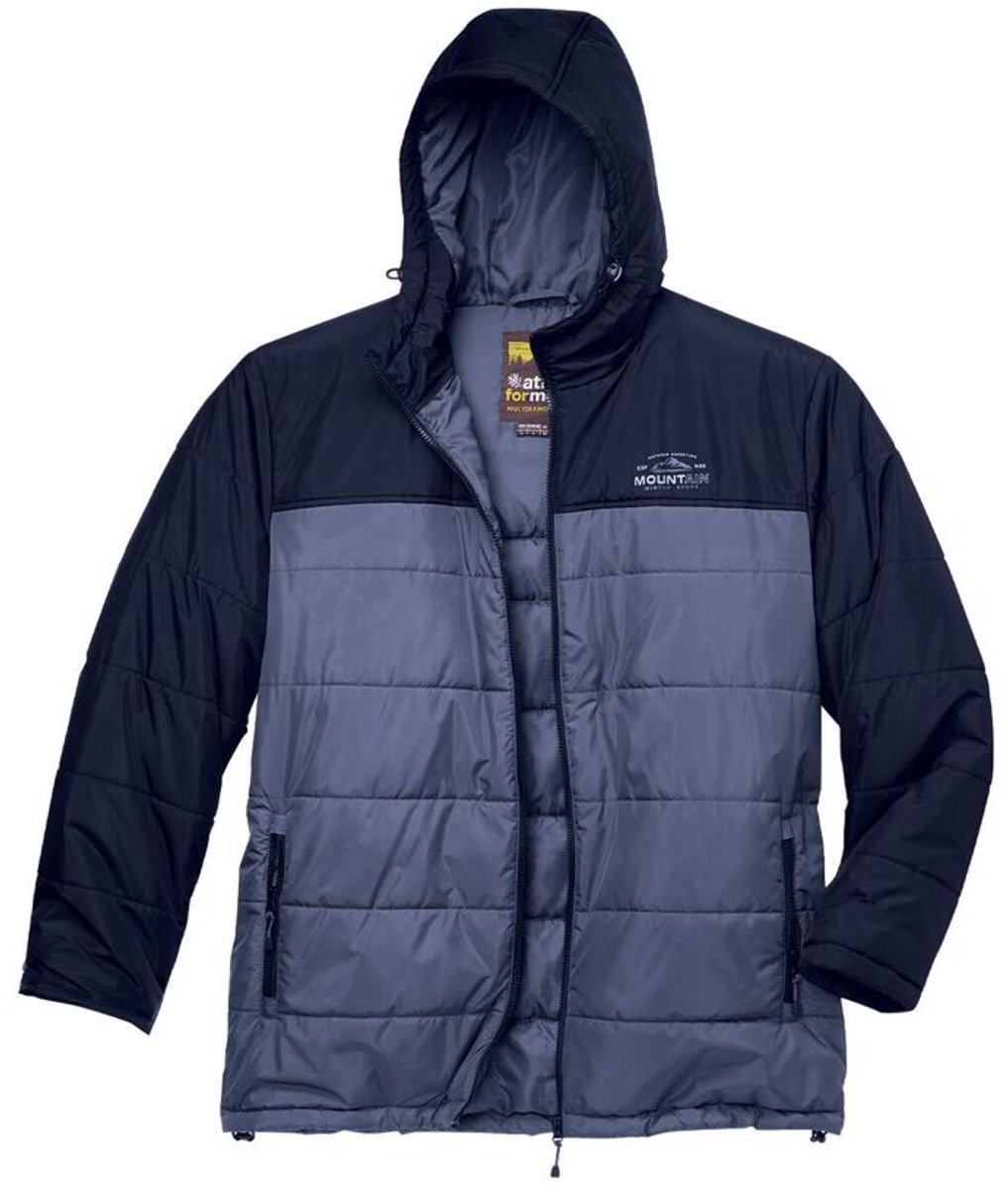 ATLAS FOR MEN - Gewatteerde parka - Heren - Verkrijgbaar in grote maten - 5XL