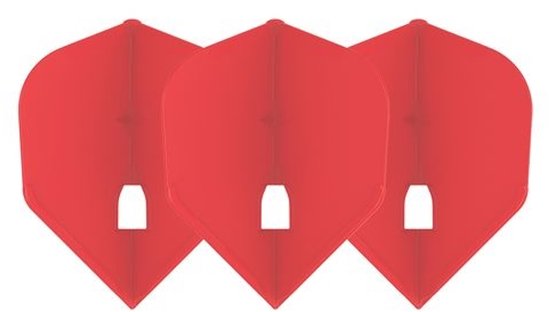 L-Style Champagne Flight L3 Shape Solid Red - Dart Flights van L-Style — afbeelding 4