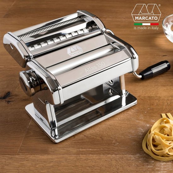 Pastamaker van Aluminium - Zilverkleurig, 12 Instellingen van Pastamaker — afbeelding 3