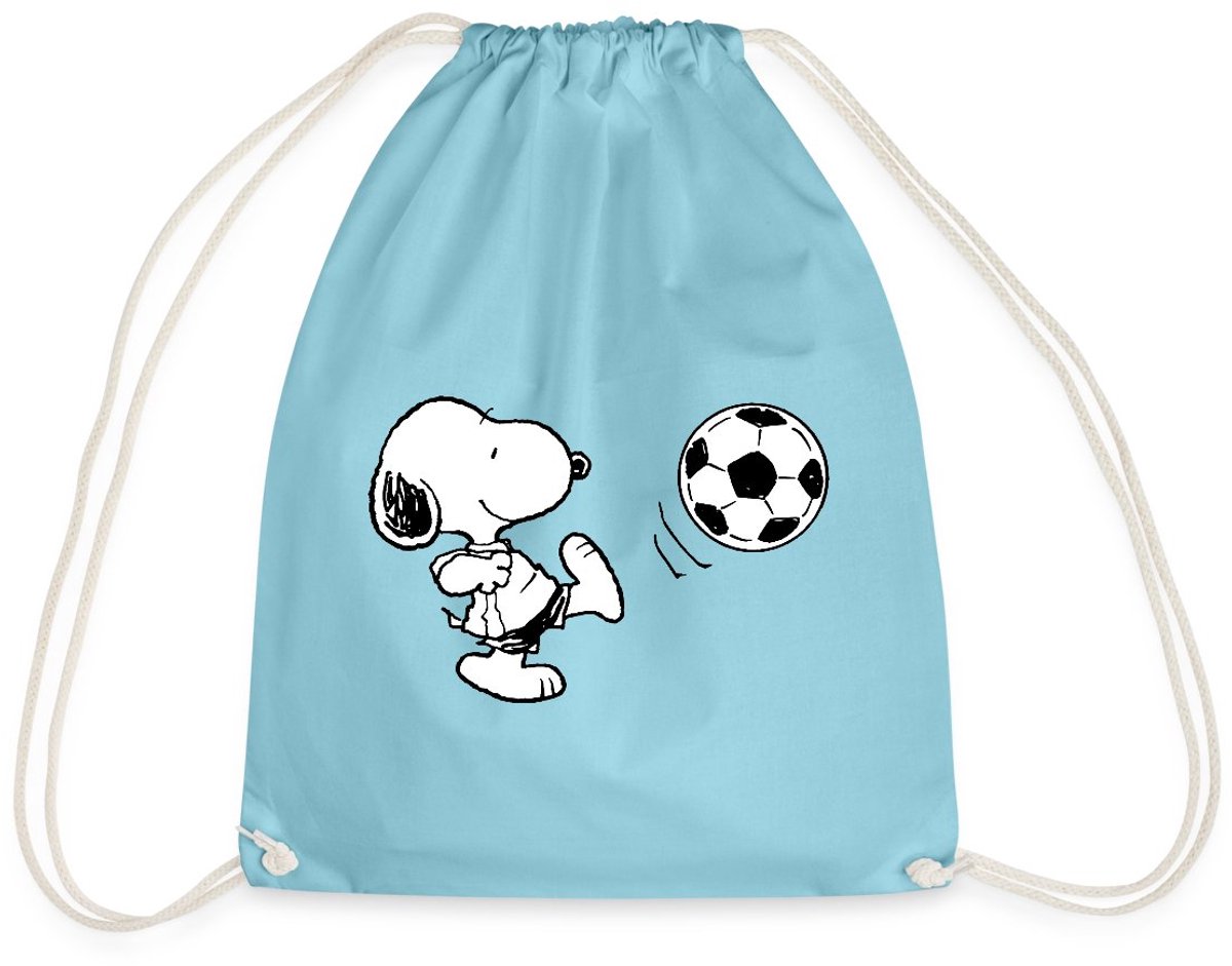 Peanuts Snoopy Voetballer Gymtas
