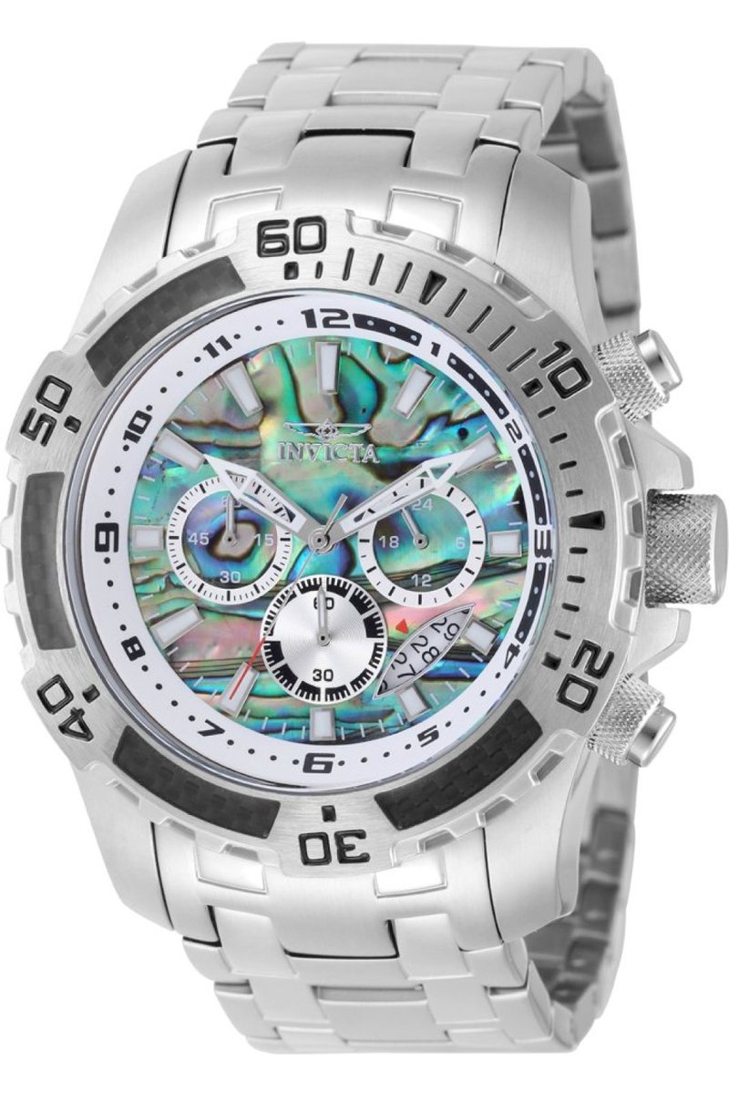 Invicta Pro Diver - SCUBA 49855 Heren Horloge - Waterdicht - Analoog - Quartz Uurwerk - Roestvrij Staal met blauwe Wijzerplaat - 51mm