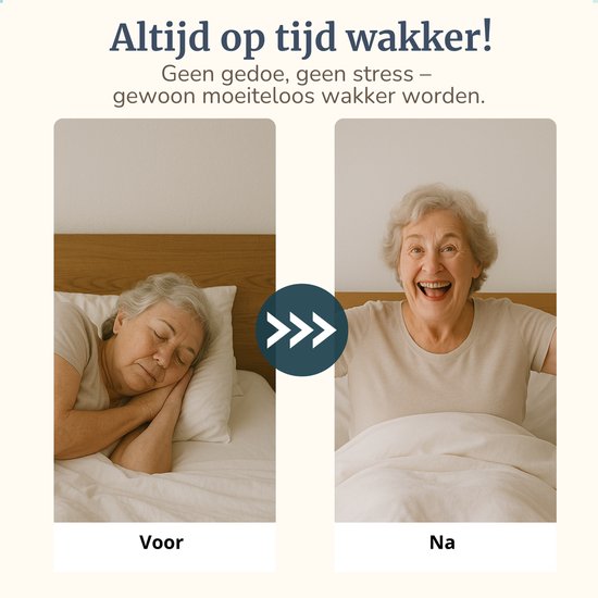 Trilwekker met Trilkussen voor Slechthorenden & Doven – Wekker voor Senioren, Pubers & Diepe Slapers - Seniorenwekker - Digitale Wekker met Trilfunctie – Extra Luid met Trilschijf