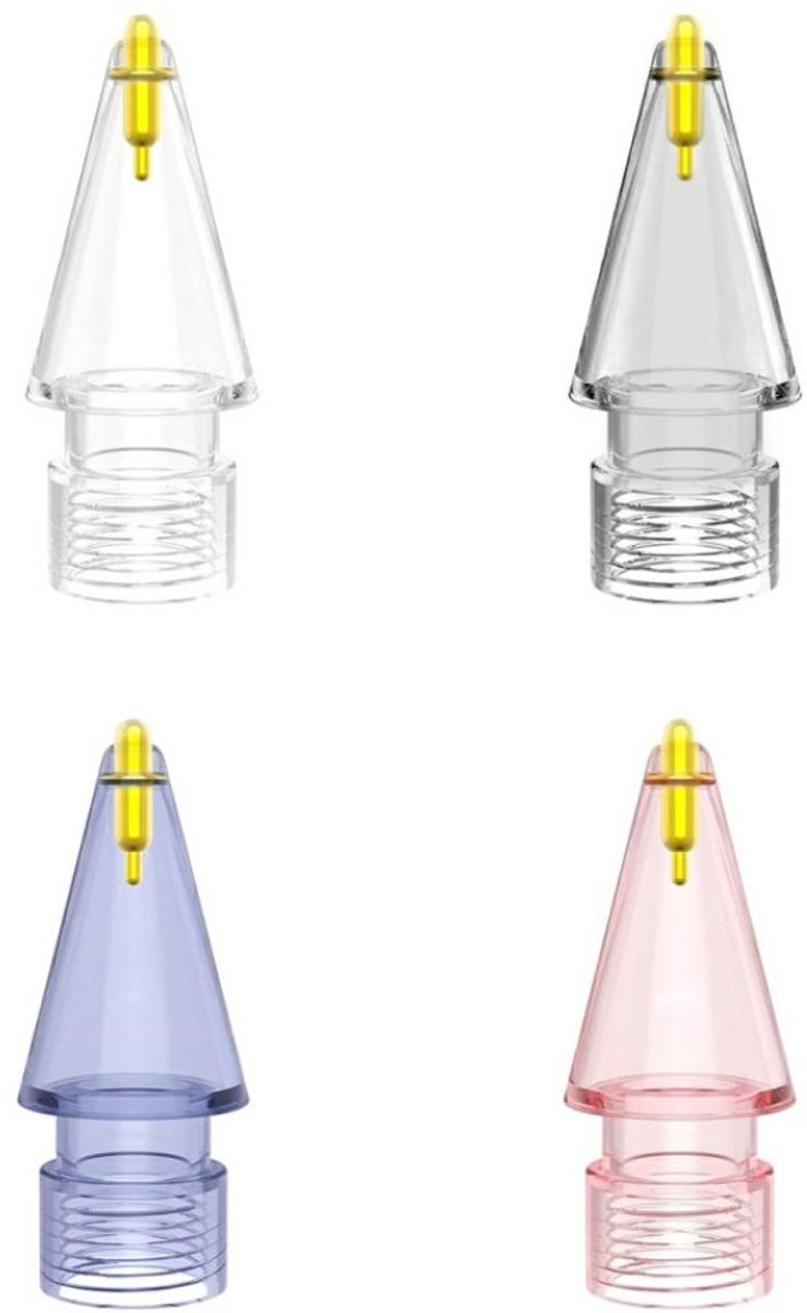 4Smarts Stylus-Punten Voor Apple Pencil 1 2 Gen Usb-C 4 Stuks
