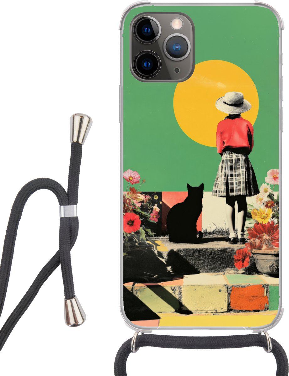 Retro - Meisje - Kat - Zon