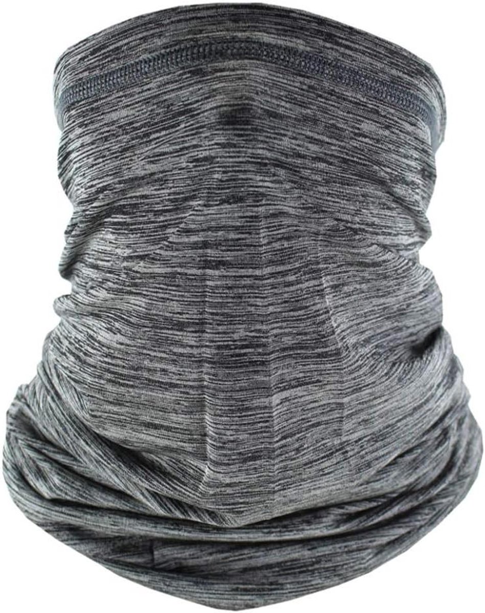 Ronte - Multifunctionele Naadloze Bandana voor Hardlopen en Fietsen - UV-bestendig - Grijs.