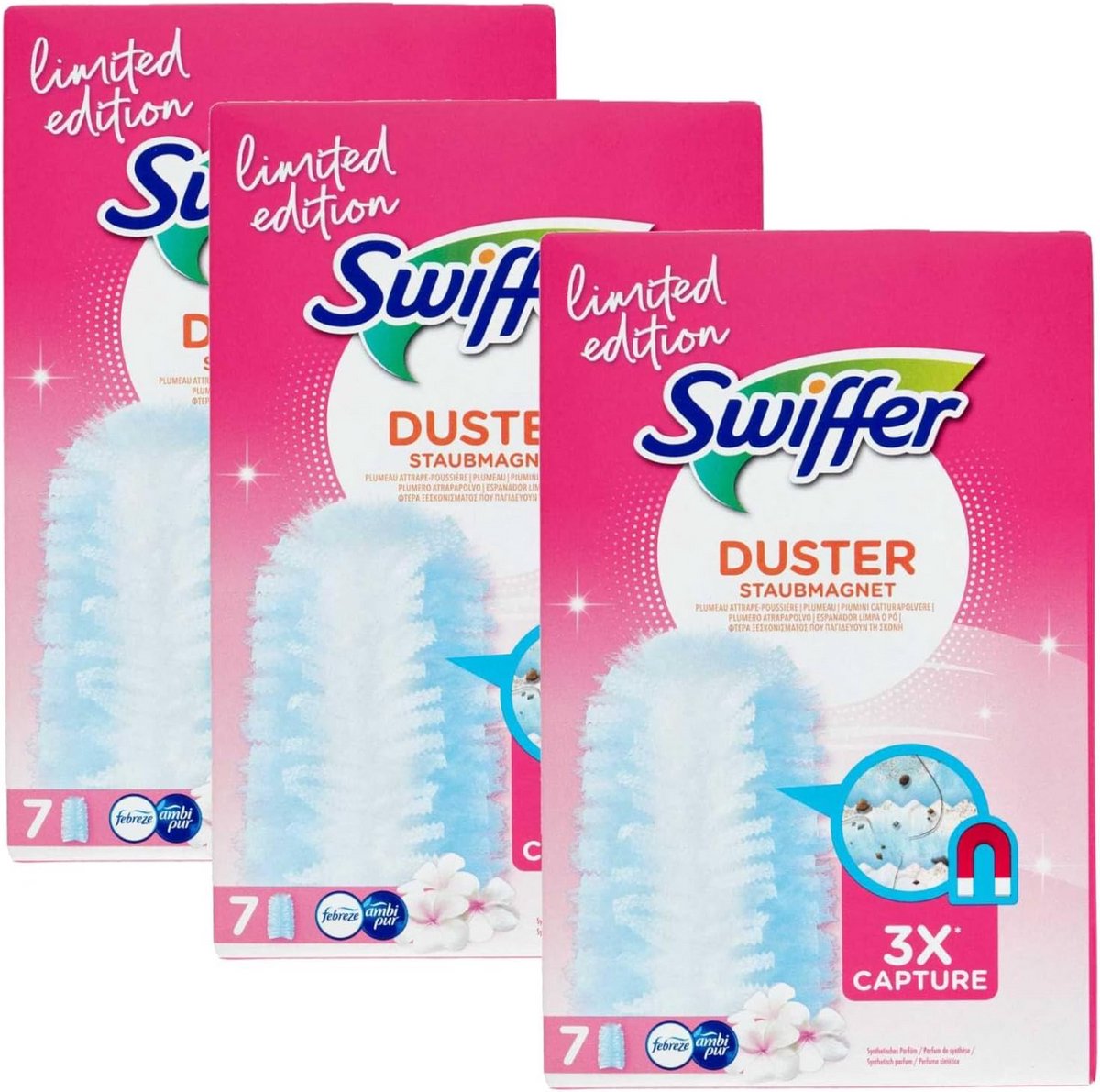Swiffer Duster Limited Edition Duffles, 7 stuks