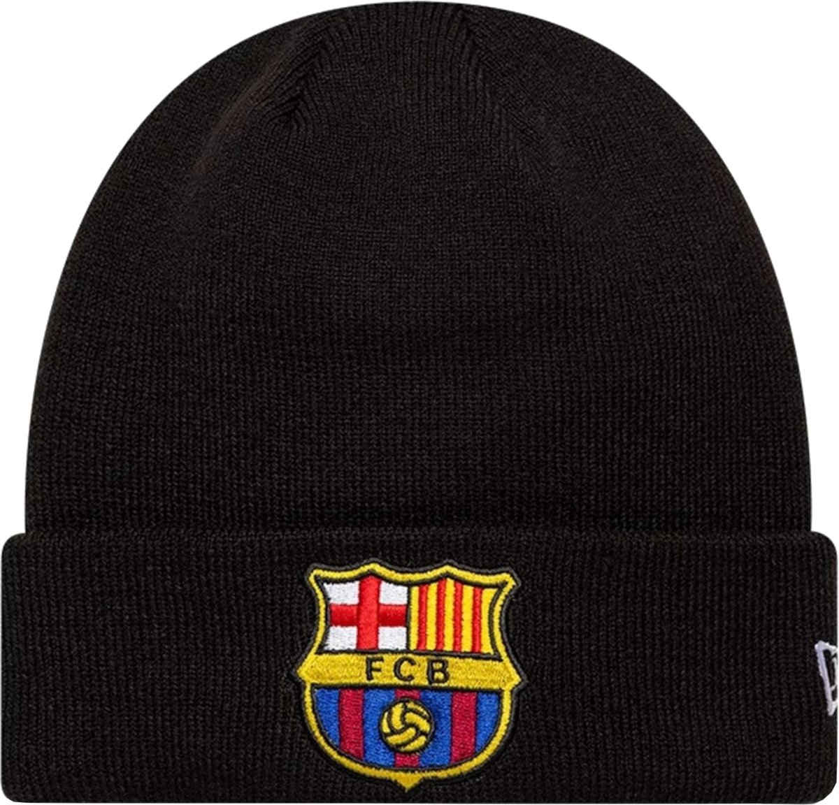 New Era Core Cuff Beanie FC Barcelona Hat Mannen Muts Zwart