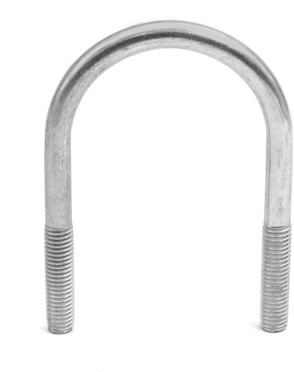4 x Beugelschroef M10 - 90 mm - Ã˜ 40 mm - Galvanisch Verzinkt