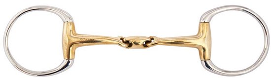 BR Mors Bus Soft Contact double brisure 14mm 13.5 Or