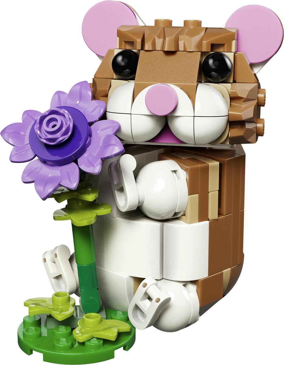 LEGO® Creator 3in1 Schattige Hamster met Bloem - 31376 — afbeelding 10