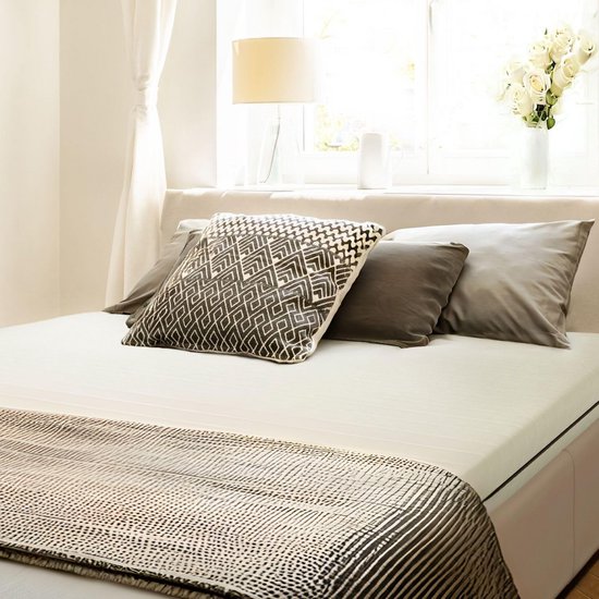 Novilla Mattress 140 x 200 cm H2 and H3 7-Zone Cold Foam Mattress Cover 60 Degree Washable Foam Mattress 2-in-1 Oeko-Tex Certified Height 18 cm