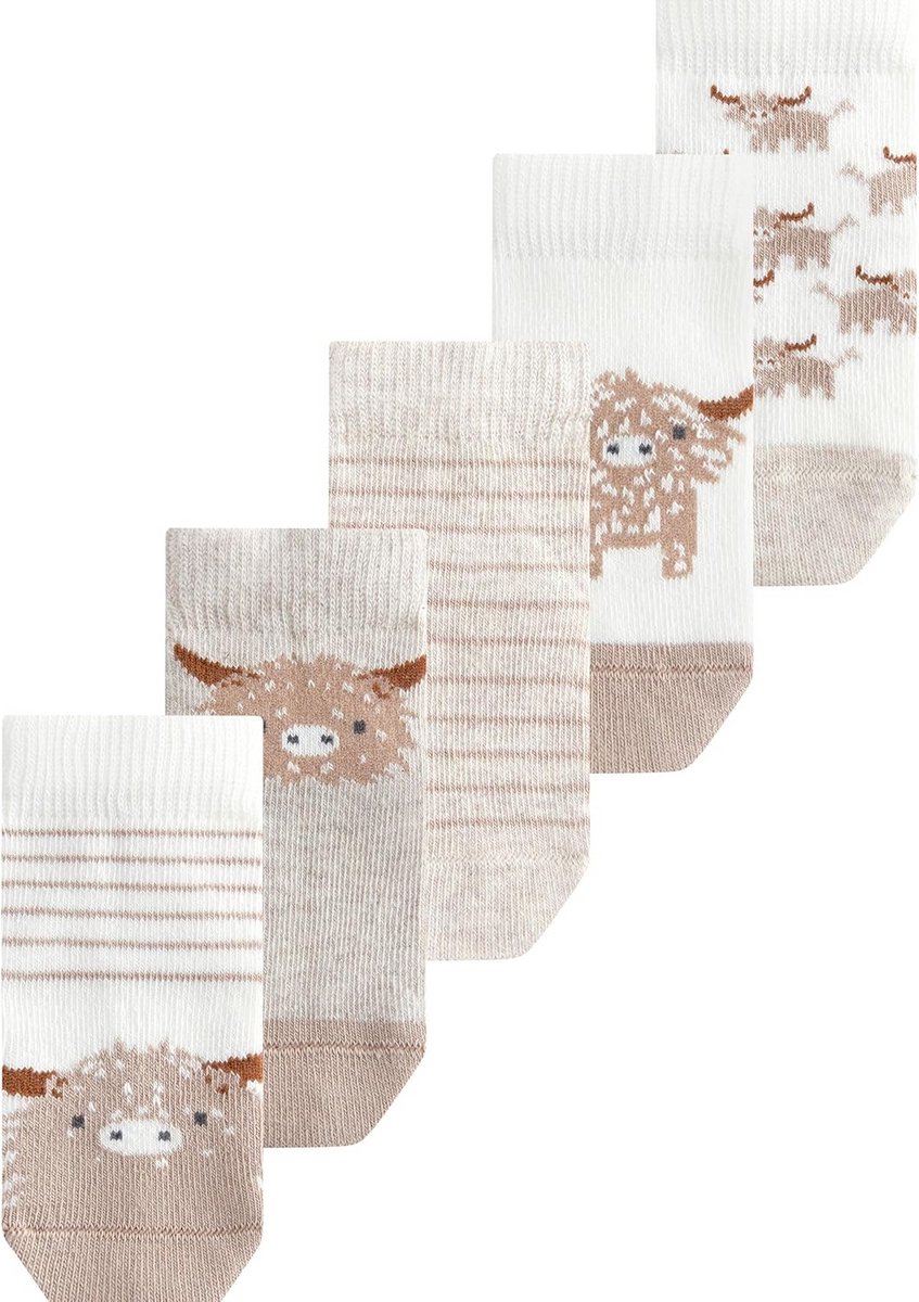 Pasgeboren Socken 5 Paar – Zachte Baby Socken voor Dagelijks Dragen