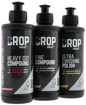 Set de pâtes à polir CROP - 3 x 250 ml par pâte - Pâte à polir - Polish pour voiture - Kit de polissage