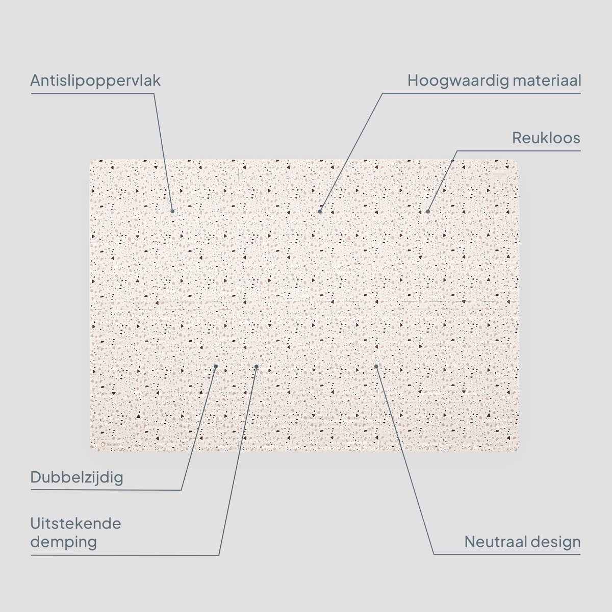 Yoka Speelmat Baby – Premium Speelkleed Foam – Veilig & Zacht – Dubbelzijdig Vloerpuzzel – Opvouwbaar + Opbergtas – voor Binnen & Buiten – Speeltapijt – Baby Speelgoed 6 3 9 1 maanden – Babygym Play Mat – Cadeau vanaf 0 jaar Mooie Beige Kraamcadeau — afbeelding 13
