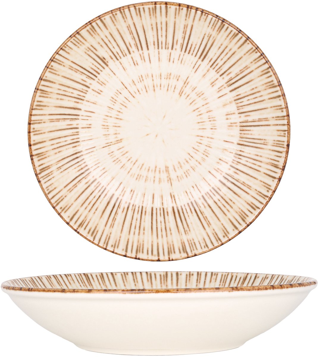 By Bone Diepbord - Legna - Porselein - 25 cm (1300cc) - set van 6